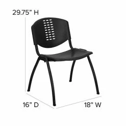 Best deal ๐ Stacking Chairs Flash Furniture HERCULES Plastic Office Chair, Black (RUT-NF01A-BK-GG) โ๏ธ 16 Best deal ๐ Stacking Chairs Flash Furniture HERCULES Plastic Office Chair, Black (RUT-NF01A-BK-GG) โ๏ธ -Advantage Shop sp134594426 s7