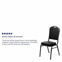 Budget π Flash Furniture HERCULES 4/Pack Banquet Chairs W/Vinyl Seat Silver Vein Frame (4FDC01SVBKVY) 𧨠15 Budget π Flash Furniture HERCULES 4/Pack Banquet Chairs W/Vinyl Seat Silver Vein Frame (4FDC01SVBKVY) 𧨠-Advantage Shop sp134594731 s7