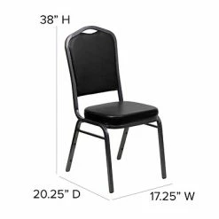 Budget π Flash Furniture HERCULES 4/Pack Banquet Chairs W/Vinyl Seat Silver Vein Frame (4FDC01SVBKVY) 𧨠17 Budget π Flash Furniture HERCULES 4/Pack Banquet Chairs W/Vinyl Seat Silver Vein Frame (4FDC01SVBKVY) 𧨠-Advantage Shop sp134594733 s7