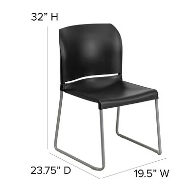 Budget โญ Stacking Chairs Flash Furniture HERCULES Plastic Stack Chair, Black (RUT238ABKGG) ๐ 8 Budget โญ Stacking Chairs Flash Furniture HERCULES Plastic Stack Chair, Black (RUT238ABKGG) ๐ - Image 6