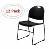 Best reviews of ✔️ National Public Seating Stacking Chairs NPS Commercialine 850 Series Ultra Compact Stack Chair, Black, 12 Pack (850-CL/12) ⌛