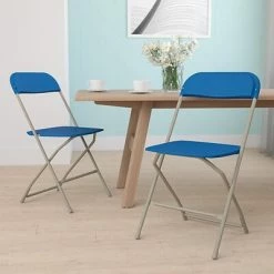 Cheapest 🧨 Folding & Stacking Chairs Flash Furniture HERCULES Series Plastic Banquet/Reception Chair, Blue, 2/Pack (2LEL3BLUE) ✔️ -Advantage Shop sp134860300 s7