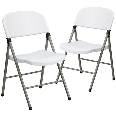 Budget ✨ Folding & Stacking Chairs Flash Furniture HERCULES Series Plastic Folding Chair, White, 2/Pack (2DADYCD70WH) ✨ 3 Budget ✨ Folding & Stacking Chairs Flash Furniture HERCULES Series Plastic Folding Chair, White, 2/Pack (2DADYCD70WH) ✨