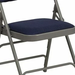 Discount 🎉 Folding & Stacking Chairs Flash Furniture HERCULES Series Fabric Folding Chair, Navy Blue, 2/Pack (2HAMC309AFNVY) 😀 -Advantage Shop sp134861057 s7
