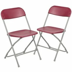 Coupon 🛒 Folding & Stacking Chairs Flash Furniture HERCULES Series Plastic Banquet/Reception Chair, Red, 2/Pack (2LEL3RED) ❤️