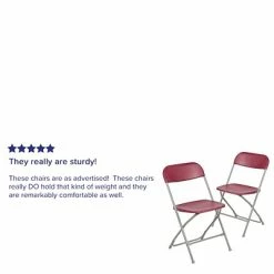 Coupon 🛒 Folding & Stacking Chairs Flash Furniture HERCULES Series Plastic Banquet/Reception Chair, Red, 2/Pack (2LEL3RED) ❤️ -Advantage Shop sp134861103 s7