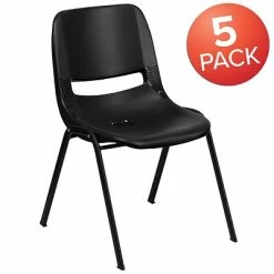 Cheapest 🔔 Stacking & Folding Chairs Flash Furniture HERCULES Classroom/Training Room/School Stacking Chair, Black (5-RUT-EO1-BK-GG) ✔️ -Advantage Shop sp134861352 s7