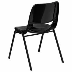 Cheapest 🔔 Stacking & Folding Chairs Flash Furniture HERCULES Classroom/Training Room/School Stacking Chair, Black (5-RUT-EO1-BK-GG) ✔️ -Advantage Shop sp134861357 s7