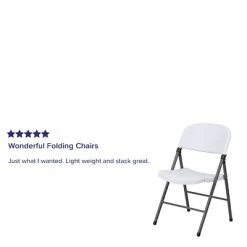 Brand new 😍 Stacking & Folding Chairs Flash Furniture HERCULES Folding Chair, White, 6/Pack (6DADYCD70WH) 🧨 -Advantage Shop sp134861361 s7