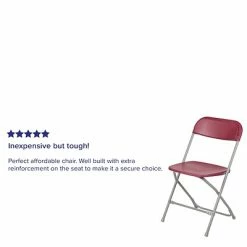 Buy 🔔 Stacking & Folding Chairs Flash Furniture HERCULES Premium Plastic Gaming/Catering/Wedding/School/Barbecue Stacking, Folding & Nesting Chair, Red 💯 -Advantage Shop sp134861526 s7