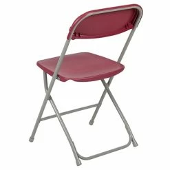 Buy 🔔 Stacking & Folding Chairs Flash Furniture HERCULES Premium Plastic Gaming/Catering/Wedding/School/Barbecue Stacking, Folding & Nesting Chair, Red 💯 -Advantage Shop sp134861537 s7