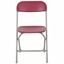 Buy 🔔 Stacking & Folding Chairs Flash Furniture HERCULES Premium Plastic Gaming/Catering/Wedding/School/Barbecue Stacking, Folding & Nesting Chair, Red 💯 -Advantage Shop sp134861538 s7