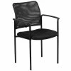 Best Pirce 🔔 Stacking Chairs Flash Furniture Mesh Office Chair, Black (GO-516-2-GG) 🧨 -Advantage Shop sp137095337 s7