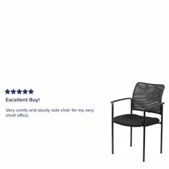 Best Pirce 🔔 Stacking Chairs Flash Furniture Mesh Office Chair, Black (GO-516-2-GG) 🧨 -Advantage Shop sp137095341 s7