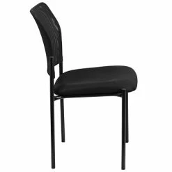 Cheap ⭐ Stacking Chairs Flash Furniture Mesh Comfortable Stackable Steel Side Chair, Black (GO5152) 👏 -Advantage Shop sp137095357 s7