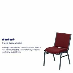 Deals 🧨 Stacking Chairs Flash Furniture HERCULES 3'' Thick Padded Stack Chairs (XU60153BY) 😉 -Advantage Shop sp137096183 s7