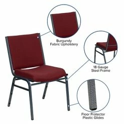 Deals 🧨 Stacking Chairs Flash Furniture HERCULES 3'' Thick Padded Stack Chairs (XU60153BY) 😉 -Advantage Shop sp137096190 s7