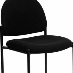 Brand new 🌟 Stacking Chairs Flash Furniture Fabric Stackable Steel Side Chairs (BT5151BK) ⌛ -Advantage Shop sp137096213 s7