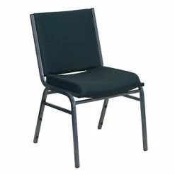 Deals ✔️ Stacking Chairs Flash Furniture HERCULES 3'' Thick Padded Stack Chairs, Dark Green 🥰