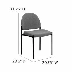 Top 10 🥰 Stacking Chairs Flash Furniture Fabric Stackable Steel Side Chairs (BT5151GY) 🛒 -Advantage Shop sp137096223 s7