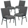 Wholesale 🤩 Stacking Chairs Flash Furniture HERCULES 4/Pack 3'' Thick Padded Stack Chairs (4XU60153GY) 🔔 -Advantage Shop sp137096239 s7