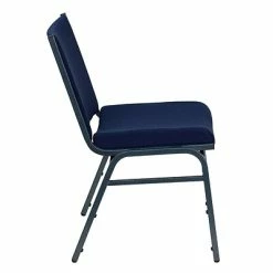 Top 10 😉 Stacking Chairs Flash Furniture HERCULES 3'' Thick Padded Stack Chairs (XU60153NVY) ⌛ -Advantage Shop sp137096258 s7