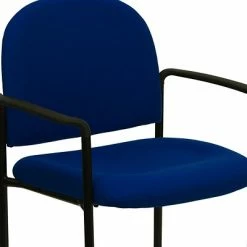 Budget 🛒 Stacking Chairs Flash Furniture Fabric Stackable Steel Side Chairs W/Arms (BT5161NVY) 💯 -Advantage Shop sp137096262 s7