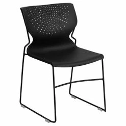 Cheapest 😉 Stacking Chairs Flash Furniture Hercules Plastic Stack Chair, Black (RUT438BKGG) 🧨