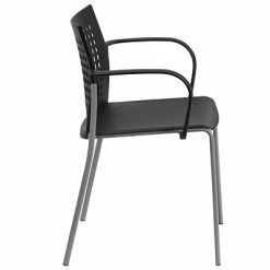 Best reviews of 🥰 Stacking Chairs Flash Furniture Hercules Series 551lb-Capacity Stack Chair With Air-Vent Back And Arms, Black (RUT1BK) 🎁 -Advantage Shop sp137297675 s7