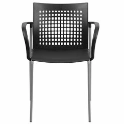 Best reviews of 🥰 Stacking Chairs Flash Furniture Hercules Series 551lb-Capacity Stack Chair With Air-Vent Back And Arms, Black (RUT1BK) 🎁 -Advantage Shop sp137297676 s7