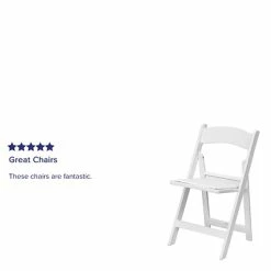 Brand new 😍 Folding Chairs Flash Furniture Hercules Series Wood Folding Chair With Vinyl Padded Seat, White, XF2901WHITE ⌛ -Advantage Shop sp137297808 s7