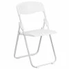 Wholesale ⭐ Folding Chairs Flash Furniture Hercules Series 880lb Capacity Heavy-Duty Plastic Folding Chair, White (RUTIWHT) ✨ -Advantage Shop sp137298361 s7