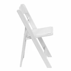 Best reviews of ❤️ Folding Chairs Flash Furniture Hercules 1000lb-Capacity Resin Folding Chair With Vinyl Padded Seat, White (LEL1WHITE) 🔥 -Advantage Shop sp137298392 s7