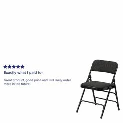 Coupon ✔️ Folding Chairs Flash Furniture Hercules Series Fabric Upholstered Metal Curved Triple Braced And Double Hinged Folding Chair, Black Patterned ❤️ -Advantage Shop sp137298908 s7
