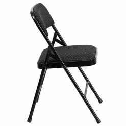 Outlet 🎁 Folding & Stacking Chairs Flash Furniture HERCULES Series Fabric Banquet/Reception Chair, Black, 2/Pack (2AWMC309AFBLK) 👏 -Advantage Shop sp142004263 s7