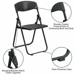 Top 10 ๐ Folding & Stacking Chairs Flash Furniture HERCULES Series Plastic Folding Chair, Black, 2/Pack (2RUTIBLACK) ๐งจ 15 Top 10 ๐ Folding & Stacking Chairs Flash Furniture HERCULES Series Plastic Folding Chair, Black, 2/Pack (2RUTIBLACK) ๐งจ -Advantage Shop sp142006363 s7