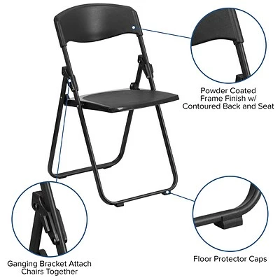 Top 10 ๐ Folding & Stacking Chairs Flash Furniture HERCULES Series Plastic Folding Chair, Black, 2/Pack (2RUTIBLACK) ๐งจ 7 Top 10 ๐ Folding & Stacking Chairs Flash Furniture HERCULES Series Plastic Folding Chair, Black, 2/Pack (2RUTIBLACK) ๐งจ - Image 5