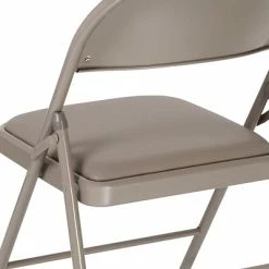 Deals 🔔 Stacking & Folding Chairs Flash Furniture HERCULES Vinyl Folding Chair, Gray (HA-F003D-GY-GG) 😉 -Advantage Shop sp142043355 s7
