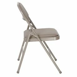 Deals 🔔 Stacking & Folding Chairs Flash Furniture HERCULES Vinyl Folding Chair, Gray (HA-F003D-GY-GG) 😉 -Advantage Shop sp142043407 s7