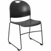 Discount 👍 Stacking Chairs Advantage Black Plastic Stack Chair, 50 Pack (ADV-HDSTK-BLK) 😉 -Advantage Shop sp14804824 s7