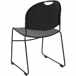 Discount 👍 Stacking Chairs Advantage Black Plastic Stack Chair, 50 Pack (ADV-HDSTK-BLK) 😉 -Advantage Shop sp14804826 s7