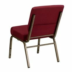 Best reviews of 🎉 Stacking Chairs Flash Furniture HERCULES™ Fabric Stacking Church Chair With 4"T Seat, Burgundy (FCH2214GV369) 👏 -Advantage Shop sp154566620 s7