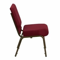Best reviews of 🎉 Stacking Chairs Flash Furniture HERCULES™ Fabric Stacking Church Chair With 4"T Seat, Burgundy (FCH2214GV369) 👏 -Advantage Shop sp154566622 s7