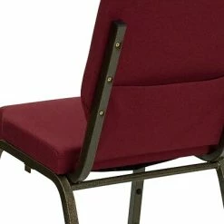 Outlet 🧨 Stacking Chairs Flash Furniture HERCULES™ Fabric Stacking Church Chair With 4 1/4"T Seat, Gold Vein 😀 -Advantage Shop sp154566861 s7