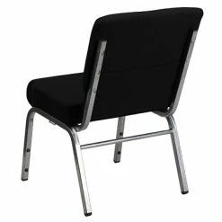 Top 10 ⌛ Stacking Chairs Flash Furniture HERCULES 21'' Church Chairs W/3.75'' Seat Silver Vein Frame (XUCH0221BKSV) 👏 -Advantage Shop sp154567828 s7