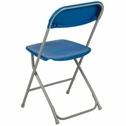 Cheap 😉 Folding Chairs Flash Furniture HERCULES Series 800lb-Capacity Premium Plastic Folding Chair, Blue (LEL3BLUE) 🔔 -Advantage Shop sp154570571 s7