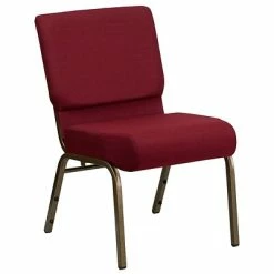 Best reviews of 🎉 Stacking Chairs Flash Furniture HERCULES™ Fabric Stacking Church Chair With 4"T Seat, Burgundy (FCH2214GV369) 👏