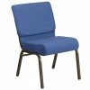 Hot Sale 👏 Stacking Chairs Flash Furniture HERCULES Series 21'' Extra Wide Blue Fabric Stacking Church Chair With 4'' Thick Seat, Gold Vein Frame 👏 2 Hot Sale 👏 Stacking Chairs Flash Furniture HERCULES Series 21'' Extra Wide Blue Fabric Stacking Church Chair With 4'' Thick Seat, Gold Vein Frame 👏 -Advantage Shop sp154587891 s7