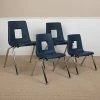 Best reviews of ✨ Stacking Chairs Flash Furniture Mickey Advantage Plastic/Steel Student Stacking Chair, Navy, 4/Pack (ADVSSC18NAVY) 😀 -Advantage Shop sp155517600 s7