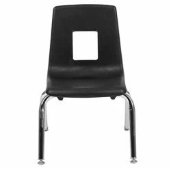 Flash Sale ✨ Stacking Chairs Advantage Black Student Stack School Chair 12" 4 Pack (ADV-SSC-12BLK-4) 🎉 -Advantage Shop sp155517641 s7